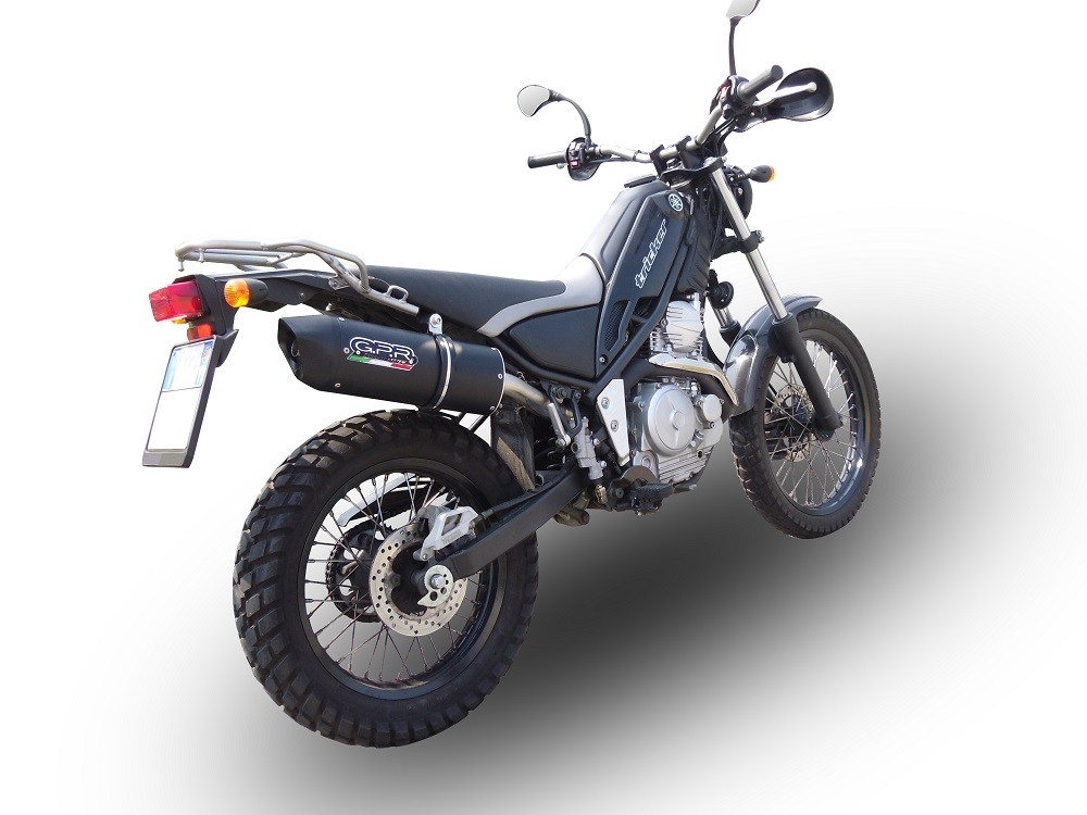 Escape compatível com Yamaha Tricker 250 2005-2008, Furore Nero, Escape legal, homologado, silenciador com db killer removível e tubo de ligação específico 