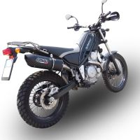 Escape compatível com Yamaha Tricker 250 2005-2008, Furore Nero, Escape legal, homologado, silenciador com db killer removível e tubo de ligação específico 
