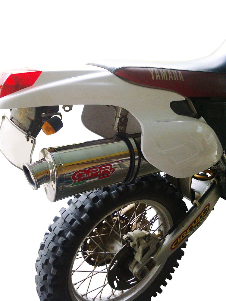 Escape compatível com Yamaha Tt 600 R - Tt 600 E 1998-2004, Trioval, Escape legal, homologado, silenciador com db killer removível e tubo de ligação específico 
