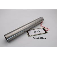 GPR escape compatível com Cafè Racer Cafè Racer -, Tubo inox D. 35mm X 1mm L.1000mm,  