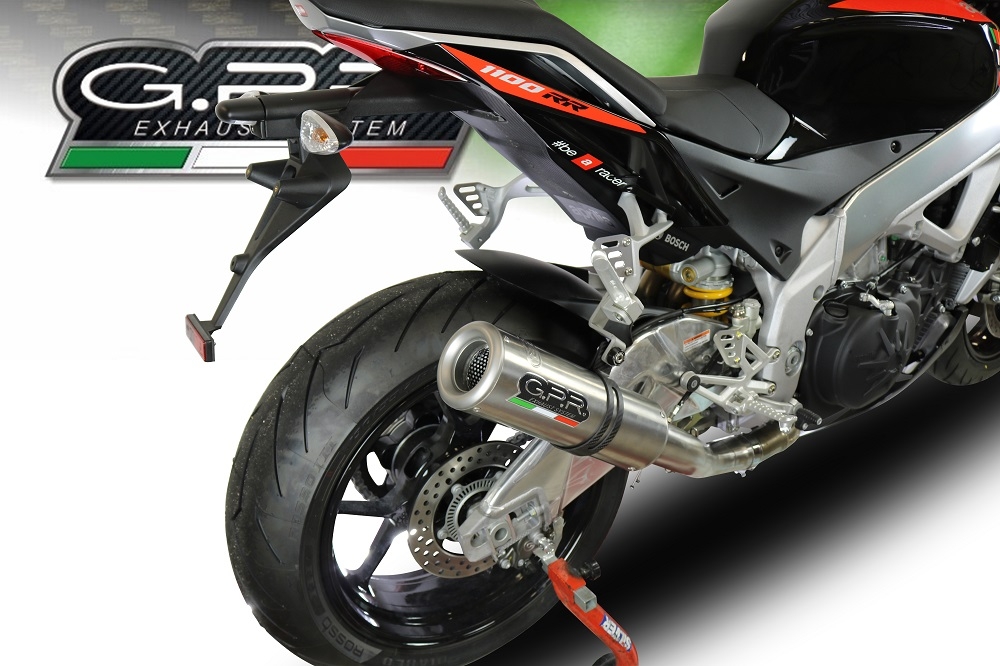 Escape compatível com Aprilia Rsv4 1100 Racing Factory 2021-2024, M3 Inox , Escape homologado, legal para mercados NÃO europeus, incluindo tubo de ligação e db killer removível 