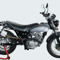 Escape compatível com Suzuki Rv 200 Van Van 2016-2017, Albus Ceramic, Escape legal, homologado, silenciador com db killer removível e tubo de ligação específico 