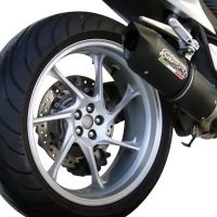 Escape compatível com Honda Vfr 1200 F I.E. 2010-2016, Furore Nero, Escape legal, homologado, silenciador com db killer removível e tubo de ligação específico 