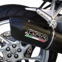 Escape compatível com Honda Vfr 1200 F I.E. 2010-2016, Furore Nero, Escape legal, homologado, silenciador com db killer removível e tubo de ligação específico 