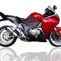 GPR escape compatível com  Honda Vfr 1200 F I.E. 2010-2016, New Grand Prix Evo Titanium, Escape legal, homologado, silenciador com db killer removível e tubo de ligação específico 