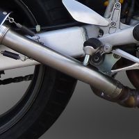 Escape compatível com Honda Vtr 1000 F Firestorm 1997-2007, M3 Poppy , Par de silenciosos de escape homologadas, com db killer removível e tubos de ligação específicos 