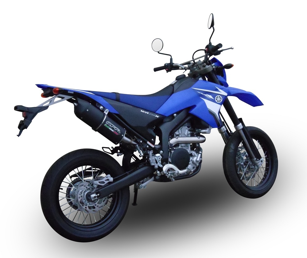Escape compatível com Yamaha WR 250 X-R 2007-2019, Furore Nero, Escape legal, homologado, silenciador com db killer removível e tubo de ligação específico 