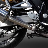 Escape compatível com Yamaha Xjr 1300 2007-2017, Trioval, Escape legal, homologado, silenciador com db killer removível e tubo de ligação específico 