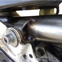 Escape compatível com Honda Xl 600 Lm-Rm 1985-1989, Satinox , Escape legal, homologado, silenciador com db killer removível e tubo de ligação específico 
