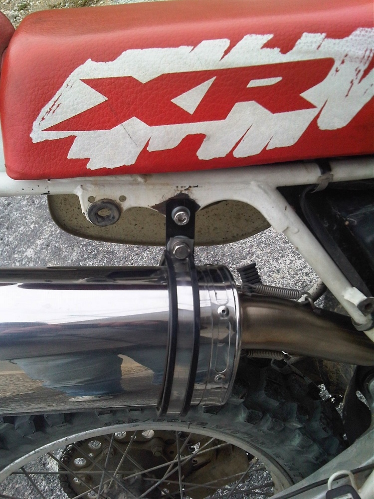 Escape compatível com Honda Xr 600 R 1988-1998, Furore Nero, Escape legal, homologado, silenciador com db killer removível e tubo de ligação específico 