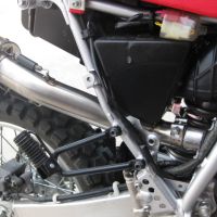 Escape compatível com Honda Xr 650 L 1993-2025, Trioval, Sistema de escapamento de corrida incluindo tubo de ligação específico com dbkiller 