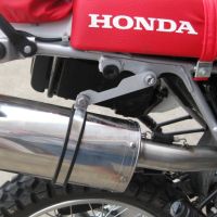 Escape compatível com Honda Xr 650 L 1993-2025, Trioval, Sistema de escapamento de corrida incluindo tubo de ligação específico com dbkiller 