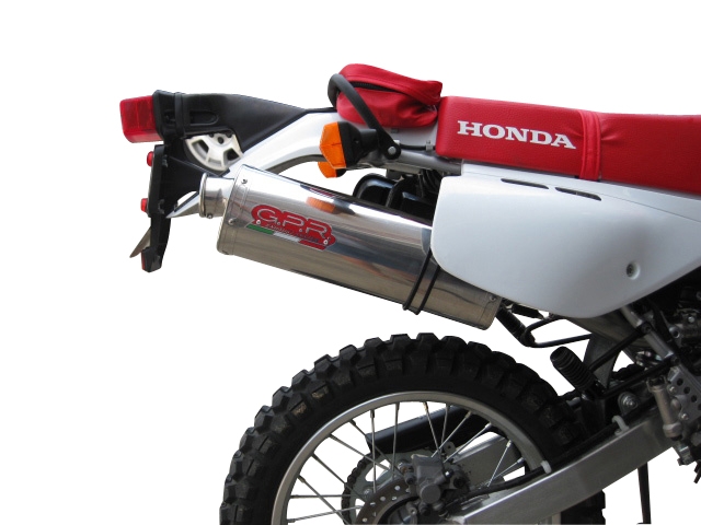 Escape compatível com Honda Xr 650 L 1993-2025, Trioval, Sistema de escapamento de corrida incluindo tubo de ligação específico com dbkiller 