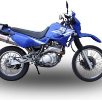 Escape compatível com Yamaha Xt 600 - E - K 1985-2002, Trioval, Escape legal, homologado, silenciador com db killer removível e tubo de ligação específico 