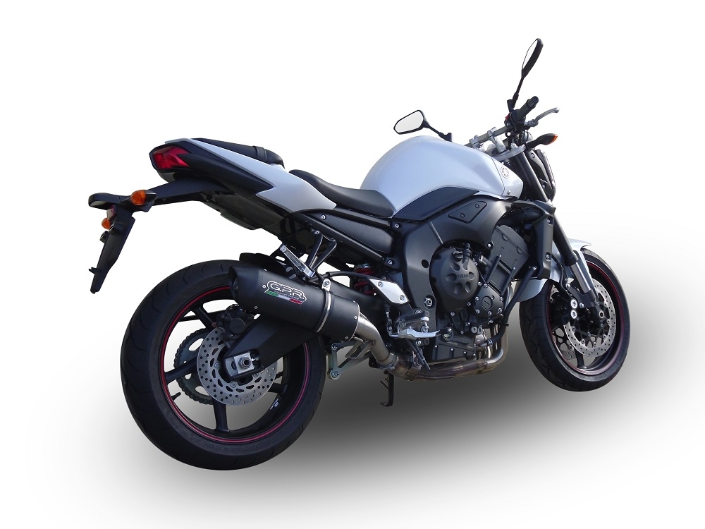 Escape compatível com Yamaha Fz.1 - Fazer 1000 2006-2014, Furore Nero, Escape legal, homologado, silenciador com db killer removível e tubo de ligação específico 