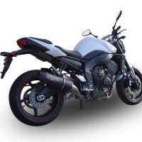 Escape compatível com Yamaha Fz.1 - Fazer 1000 2006-2014, Furore Nero, Escape legal, homologado, silenciador com db killer removível e tubo de ligação específico 