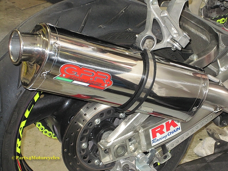 Escape compatível com Yamaha Yzf 750 1993-1998, Trioval, Escape legal, homologado, silenciador com db killer removível e tubo de ligação específico 