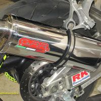 Escape compatível com Yamaha Yzf 750 1993-1998, Trioval, Escape legal, homologado, silenciador com db killer removível e tubo de ligação específico 