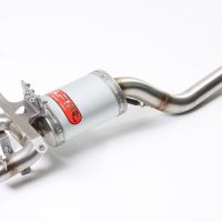 Escape compatível com Yamaha Fz6 600-Fazer S1-S2 2004-2013, Alluminio Ghost, Escape legal, homologado, silenciador com db killer removível e tubo de ligação específico 