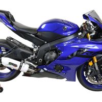 Escape compatível com Yamaha Yzf R6 2017-2025, Albus Evo4, Escape legal, homologado, silenciador com db killer removível e tubo de ligação específico 
