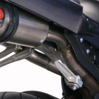 Escape compatível com Yamaha Yzf 1000 R1 2004-2006, Furore Nero, Par de silenciosos de escape homologadas, com db killer removível e tubos de ligação específicos 