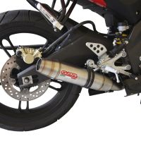 Escape compatível com Yamaha Yzf-R 125 2008-2013, Deeptone Inox, Sistema homologado,legal, linha completa, incluindo db killer removível mais coletor 