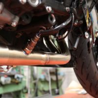 Escape compatível com Kawasaki Z 500 2023-2025, Decatalizzatore, Sistema racing Sistema de tubo para eliminar o catalisador 