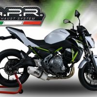 Escape compatível com Kawasaki Z 650 650 2023-2024, Albus Ceramic, Escape completo, não legal para países da UE, com db killer removível 