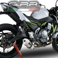 Escape compatível com Kawasaki Z 650 650 2023-2024, Albus Ceramic, Escape completo, não legal para países da UE, com db killer removível 