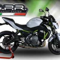 GPR escape compatível com  Kawasaki Z 650 650 2023-2024, New Grand Prix Evo Titanium, Escape completo, não legal para países da UE, com db killer removível 