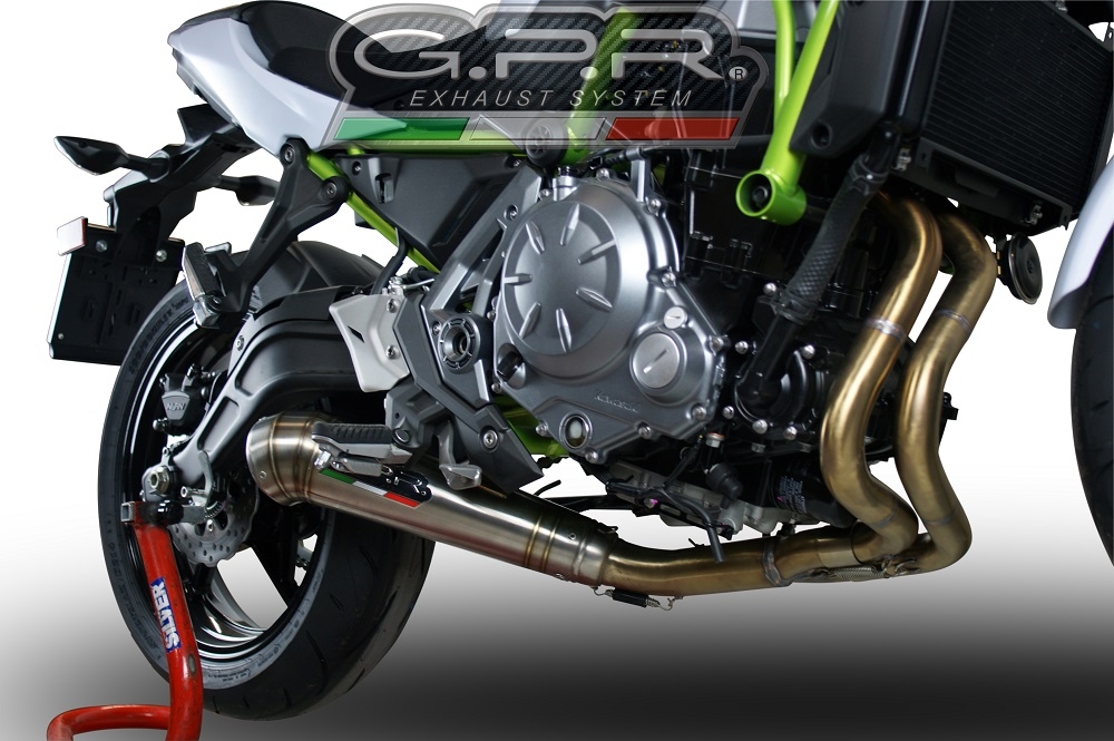 Escape compatível com Kawasaki Ninja 650 2017-2020, Powercone Evo, Escape completo, não legal para países da UE, com db killer removível 
