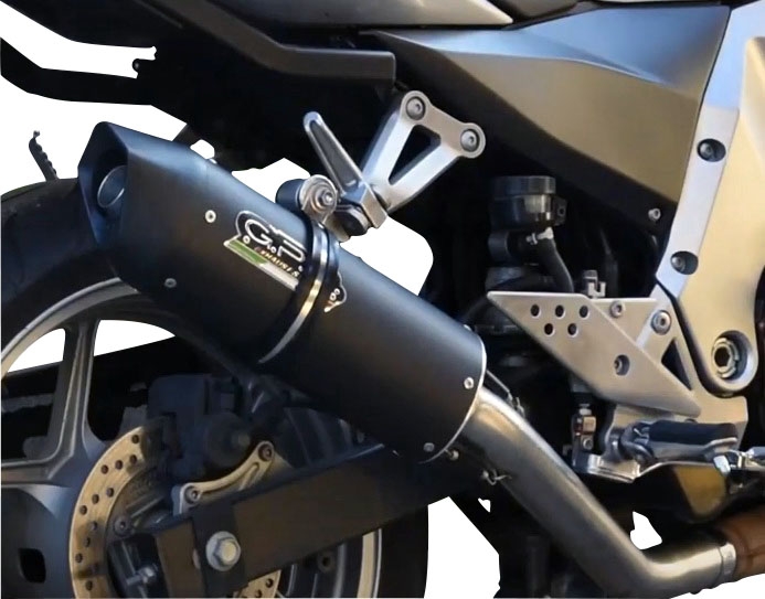 Escape compatível com Kawasaki Z 750 - S 2004-2006, Furore Nero, Escape legal, homologado, silenciador com db killer removível e tubo de ligação específico 