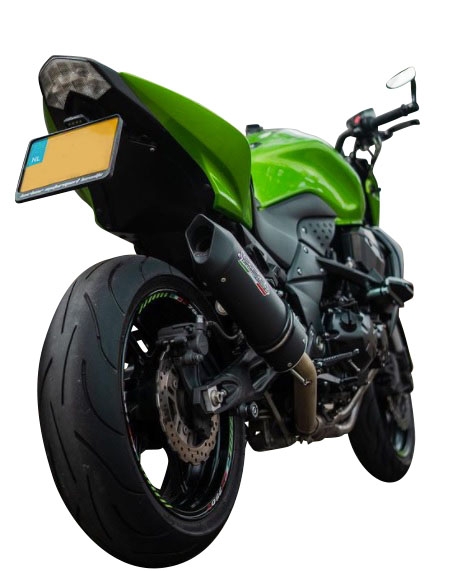 Escape compatível com Kawasaki Z 750 - S 2004-2006, Furore Nero, Escape legal, homologado, silenciador com db killer removível e tubo de ligação específico 