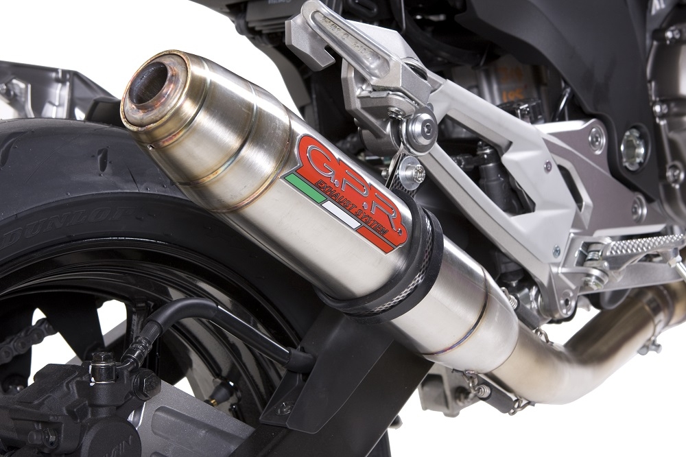 Escape compatível com Kawasaki Z 800 E 2009-2016, Deeptone Inox, Escape legal, homologado, silenciador com db killer removível e tubo de ligação específico 