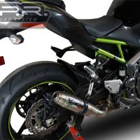 Escape compatível com Kawasaki Z 900 E 2017-2020, Deeptone Inox, Escape legal, homologado, silenciador com db killer removível e tubo de ligação específico 