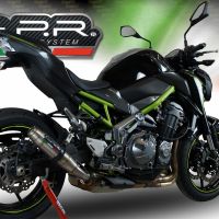 Escape compatível com Kawasaki Z 900 E 2017-2020, Deeptone Inox, Escape legal, homologado, silenciador com db killer removível e tubo de ligação específico 