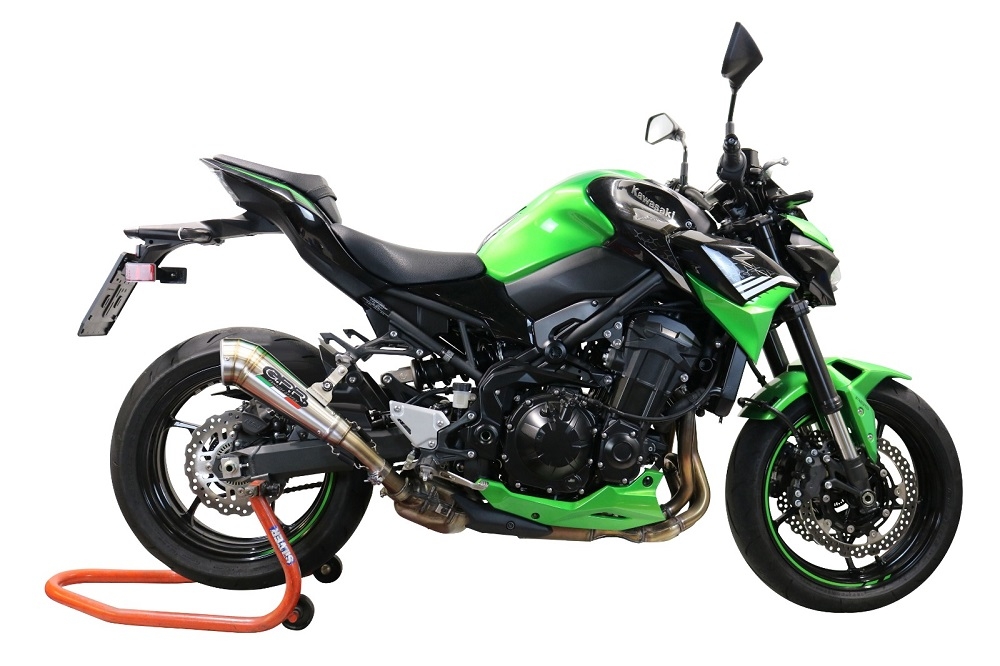 GPR escape compatível com  Kawasaki Z 900 2020-2020, Powercone Evo, Escape legal, homologado, silenciador com db killer removível e tubo de ligação específico 