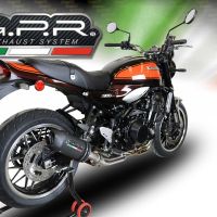 Escape compatível com Kawasaki Z 900 RS 2018-2020, Furore Evo4 Nero, Escape legal, homologado, silenciador com db killer removível e tubo de ligação específico 