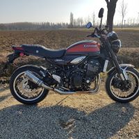 Escape compatível com Kawasaki Z 900 RS 2018-2020, M3 Inox , Escape legal, homologado, silenciador com db killer removível e tubo de ligação específico 