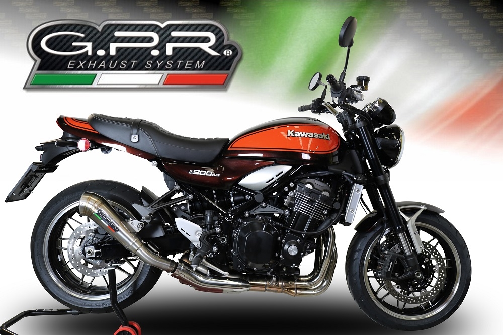 Escape compatível com Kawasaki Z 900 RS 2018-2020, Powercone Evo, Escape legal, homologado, silenciador com db killer removível e tubo de ligação específico 