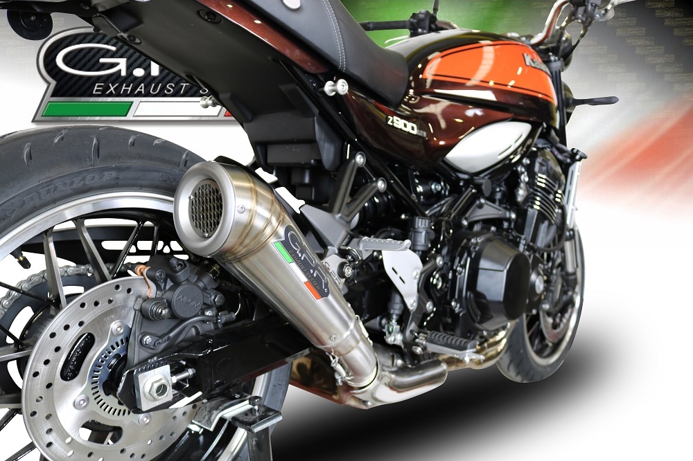 Escape compatível com Kawasaki Z 900 RS 2018-2020, Powercone Evo, Escape legal, homologado, silenciador com db killer removível e tubo de ligação específico 