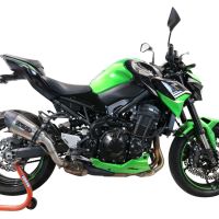 GPR escape compatível com  Kawasaki Z 900 E 2017-2020, New Grand Prix Evo Titanium, Escape legal, homologado, silenciador com db killer removível e tubo de ligação específico 