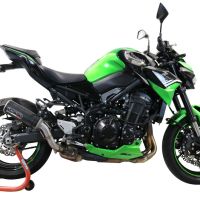 GPR escape compatível com  Kawasaki Z 900 2021-2024, M3 Black Titanium, Escape legal, homologado, silenciador com db killer removível e tubo de ligação específico 