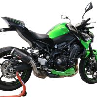 GPR escape compatível com  Kawasaki Z 900 2021-2024, M3 Black Titanium, Escape legal, homologado, silenciador com db killer removível e tubo de ligação específico 