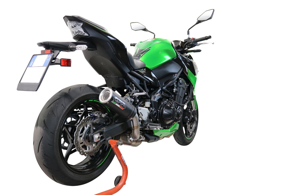 GPR escape compatível com  Kawasaki Z 900 2021-2024, M3 Black Titanium, Escape legal, homologado, silenciador com db killer removível e tubo de ligação específico 