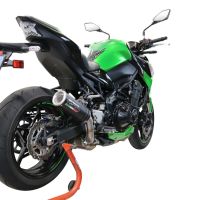 GPR escape compatível com  Kawasaki Z 900 2021-2024, M3 Black Titanium, Escape legal, homologado, silenciador com db killer removível e tubo de ligação específico 
