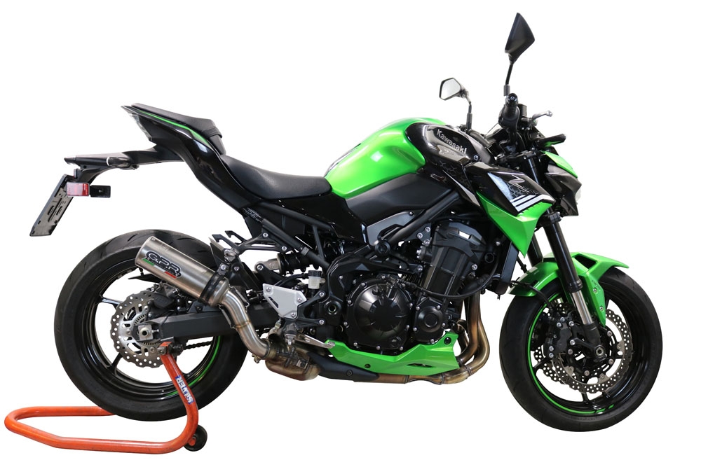 GPR escape compatível com  Kawasaki Z 900 2021-2024, M3 Inox , Escape legal, homologado, silenciador com db killer removível e tubo de ligação específico 