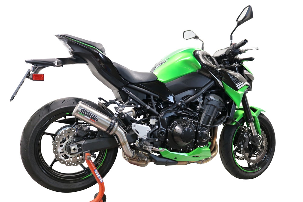 GPR escape compatível com  Kawasaki Z 900 2021-2024, M3 Inox , Escape legal, homologado, silenciador com db killer removível e tubo de ligação específico 
