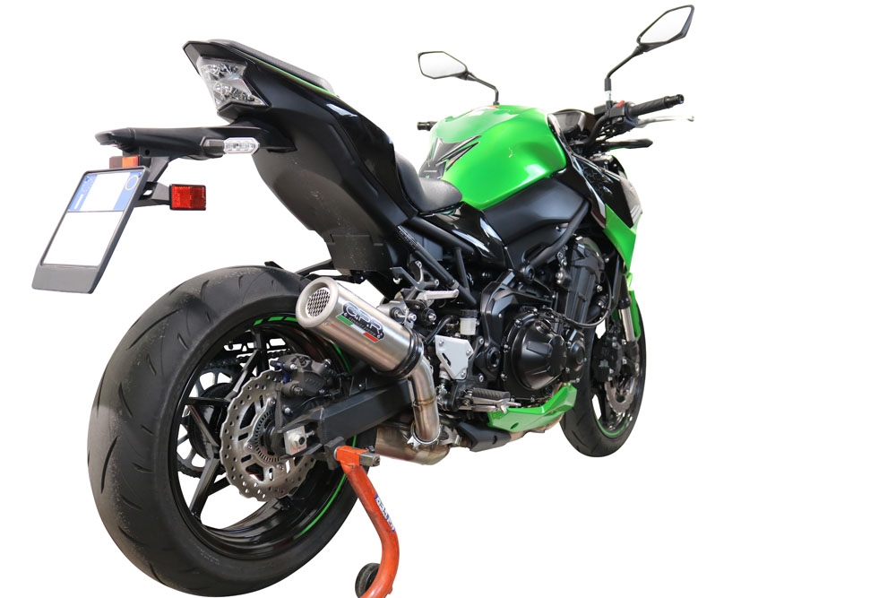 GPR escape compatível com  Kawasaki Z 900 2021-2024, M3 Inox , Escape legal, homologado, silenciador com db killer removível e tubo de ligação específico 
