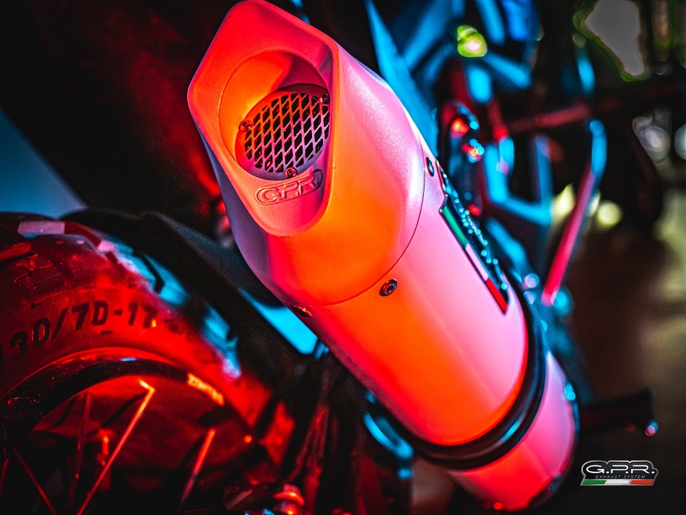 GPR escape compatível com  Zontes Gk 125 2022-2024, Albus Evo4, Sistema homologado com catalisador linha completa, silencioso mais coletor 